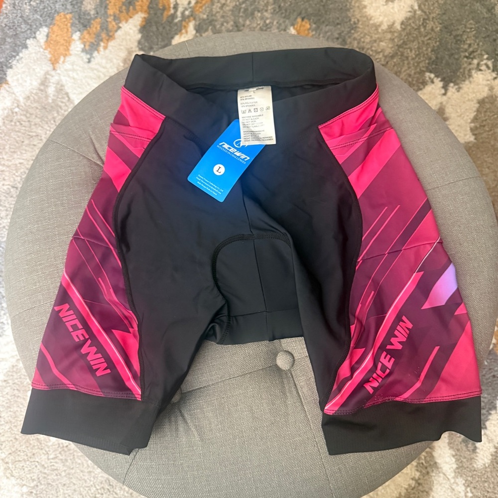 Pink and Black Cycling Shorts